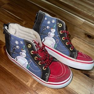 Vans nightmare before christmas sk8 hi zip disney toddler size 9